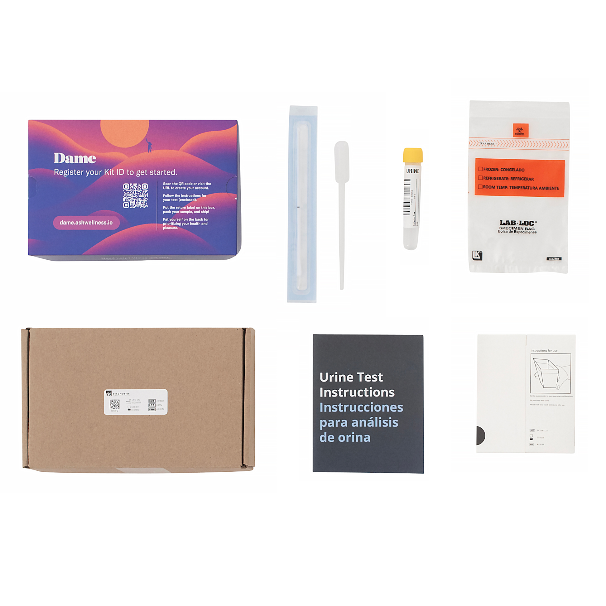 Urine-Collection | Seamless | one site test kit for penis-havers