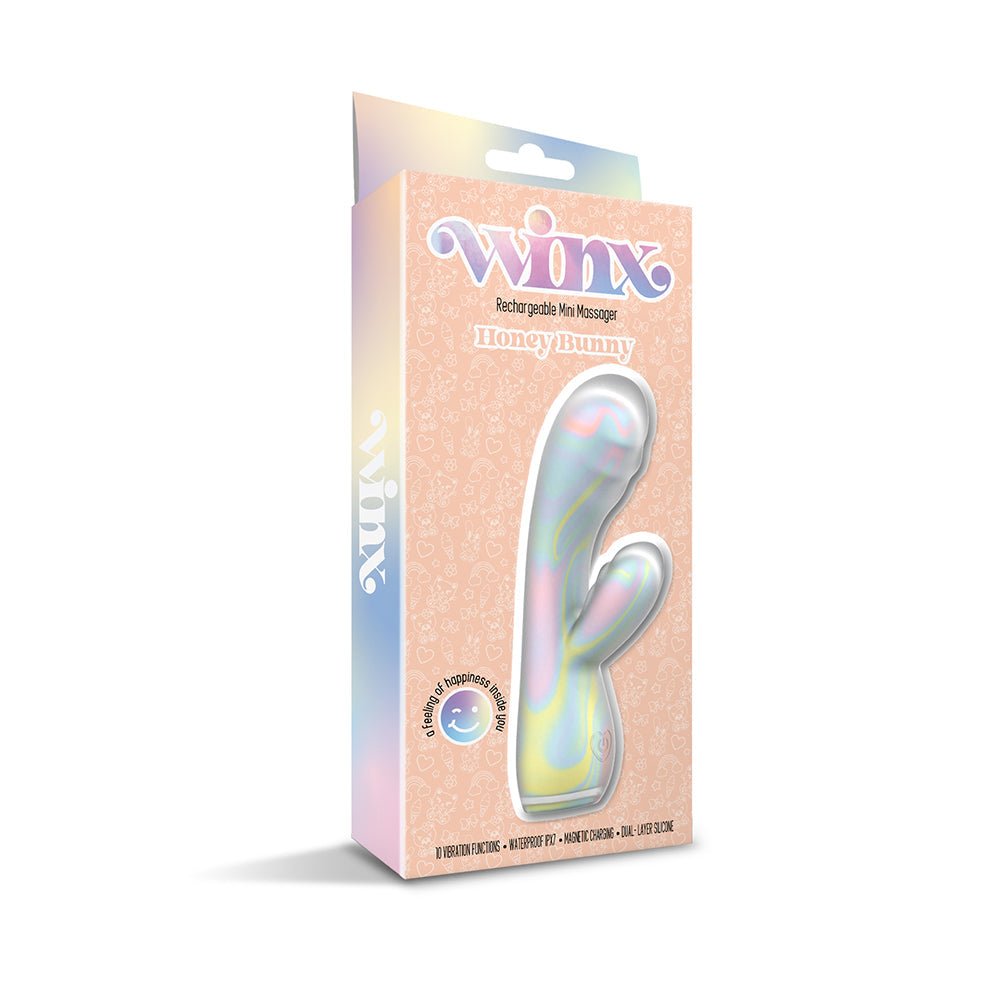 WINX Honey Bunny Squishy Silicone Vibrator Dame Products WINX Honey Bunny Squishy Silicone Vibrator Dame Products