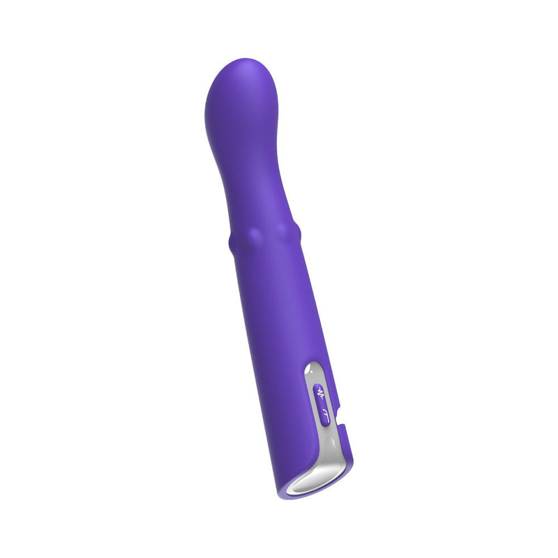 Luv Inc Gb63: G-Spot Vibrator With Moving Beads Purple