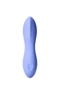 Periwinkle | Seamless | Light blue vibrator side angle on a beige background