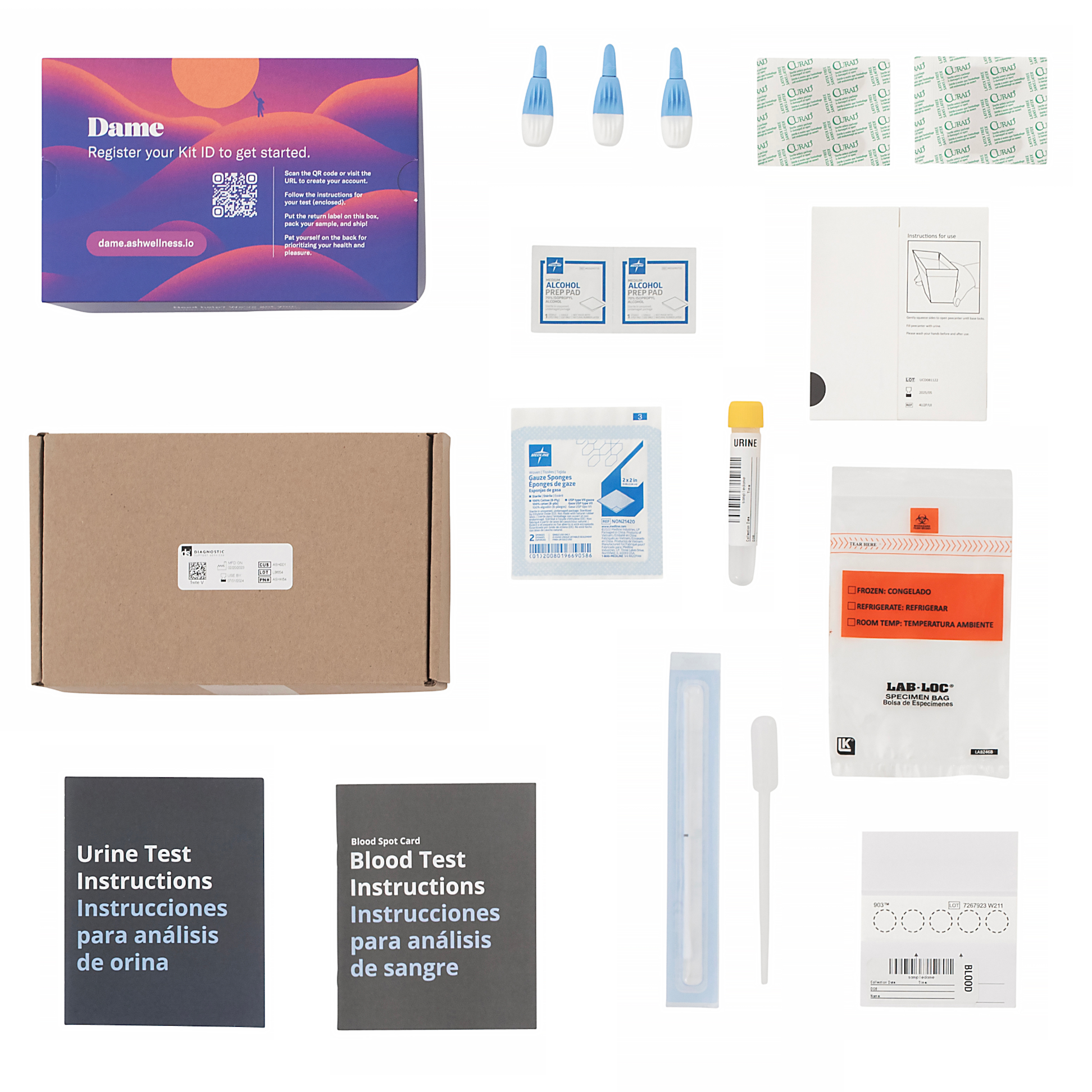 Urine-Collection | Seamless | 1 test site kit for penis-havers