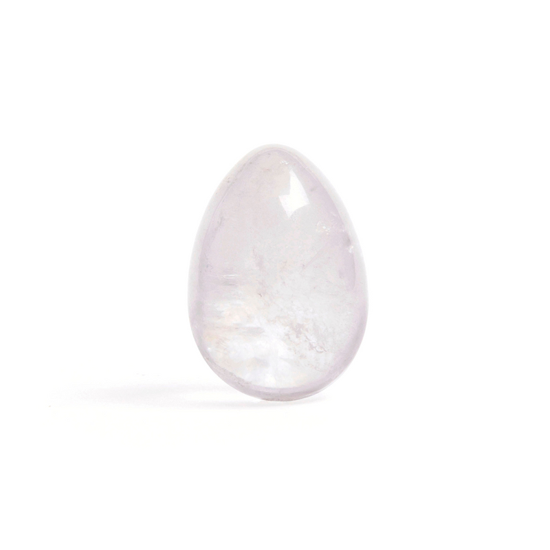 Medium Yoni Eggs Non-Drilled Clear Quartz