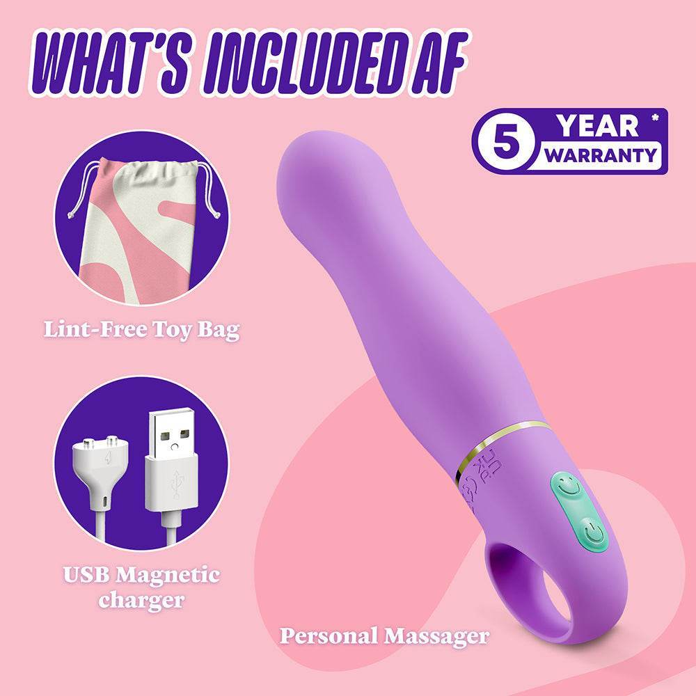 Aria Exciting AF 2.0 Rechargeable Vibe Indigo Dame Products Aria Exciting AF 2.0 Rechargeable Vibe Indigo Dame Products