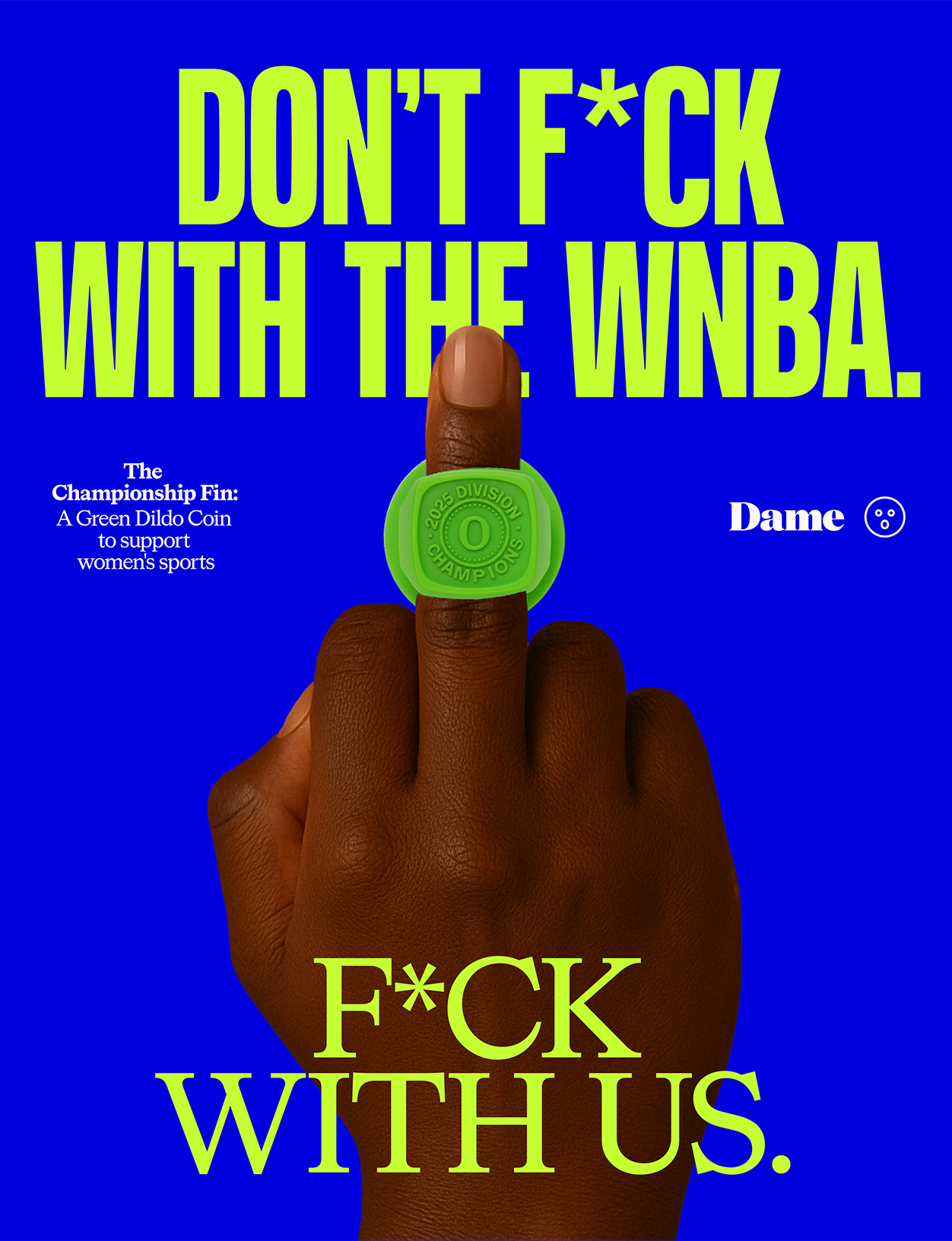 Green Dildo Coin to Support Women's Sports