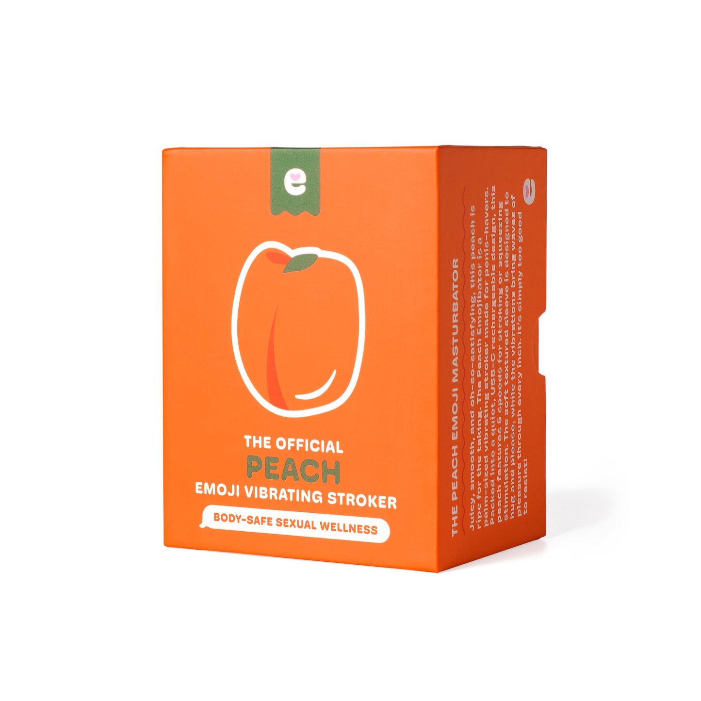 Peach Emojibator Vibrating Stroker