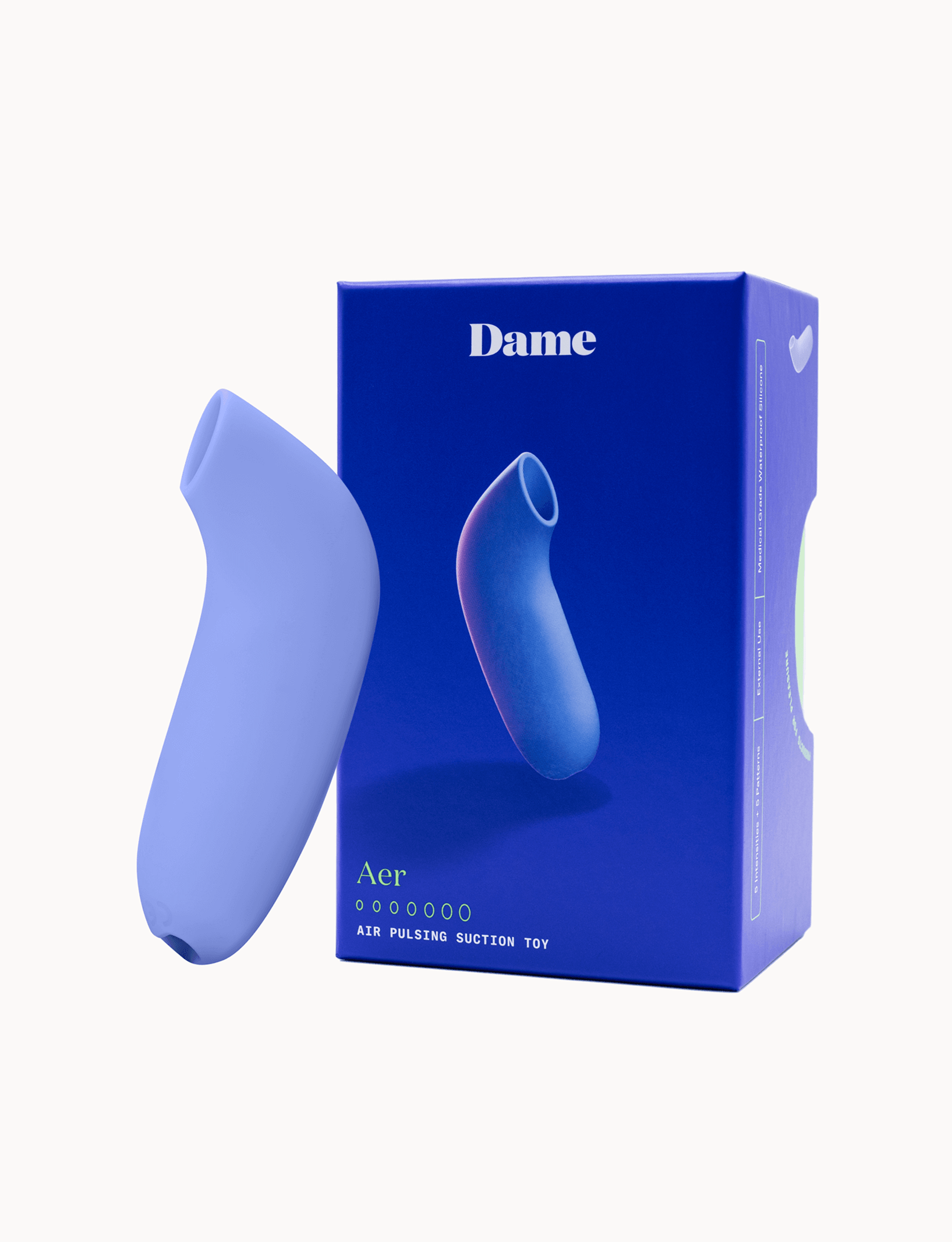 Controlled Air-Pulse Clitoral Vibrator | Aer by Dame Dame Products Controlled Air-Pulse Clitoral Vibrator | Aer by Dame Dame Products