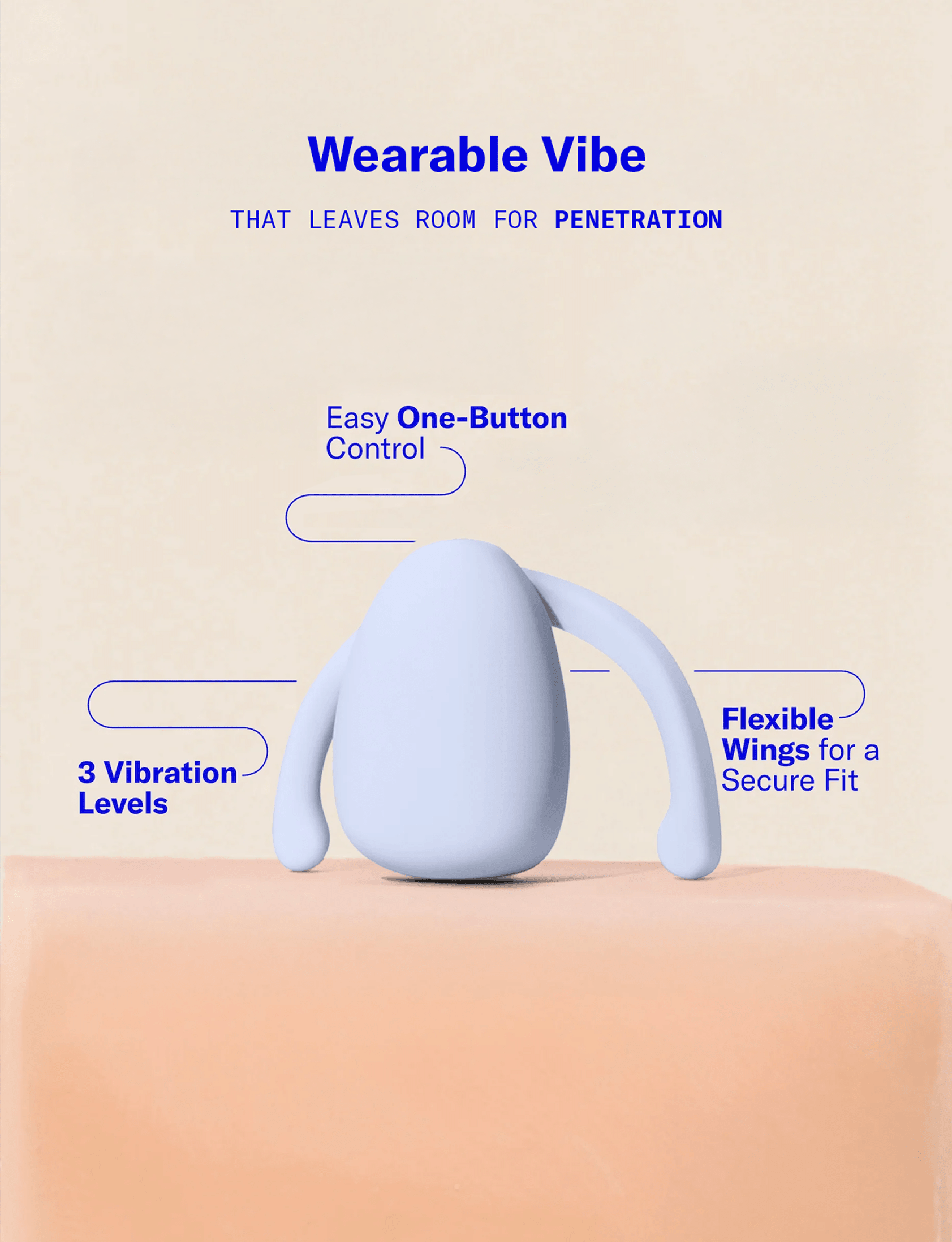 Hands-Free Clitoral Vibrator for Couples | Eva by Dame Dame Products Hands-Free Clitoral Vibrator for Couples | Eva by Dame Dame Products