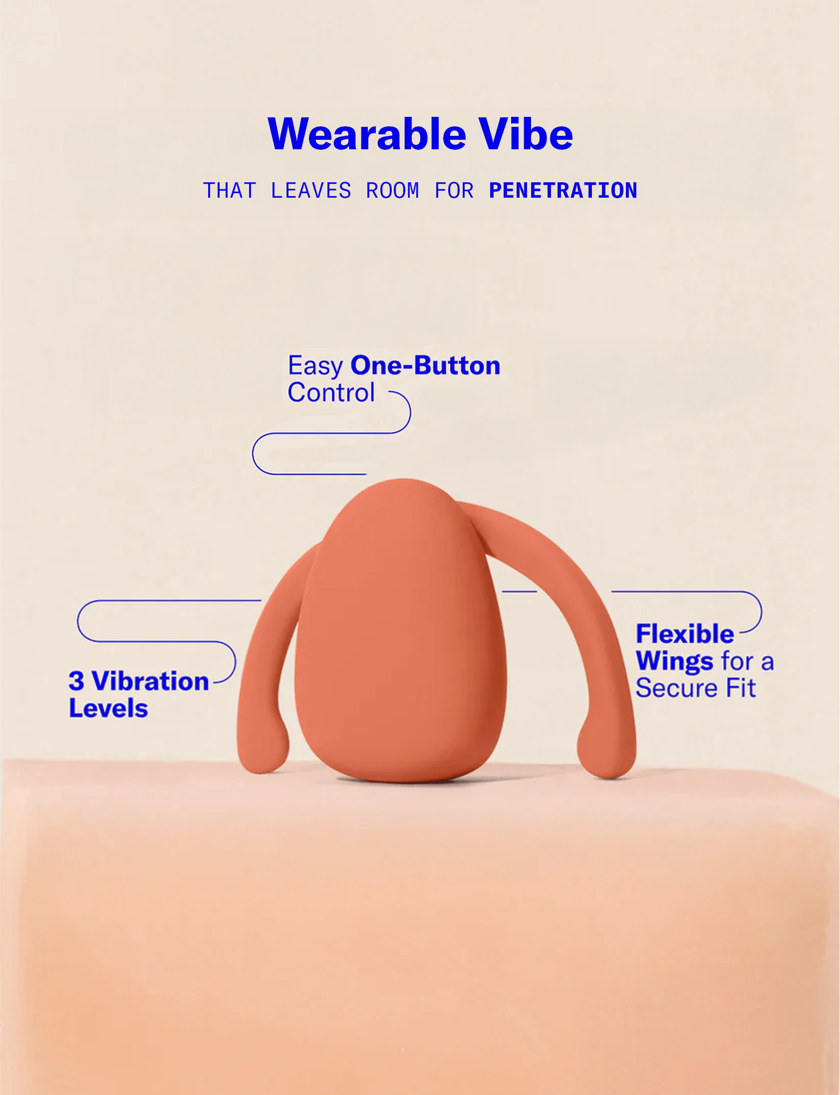 Hands-Free Clitoral Vibrator for Couples | Eva by Dame Dame Products Hands-Free Clitoral Vibrator for Couples | Eva by Dame Dame Products