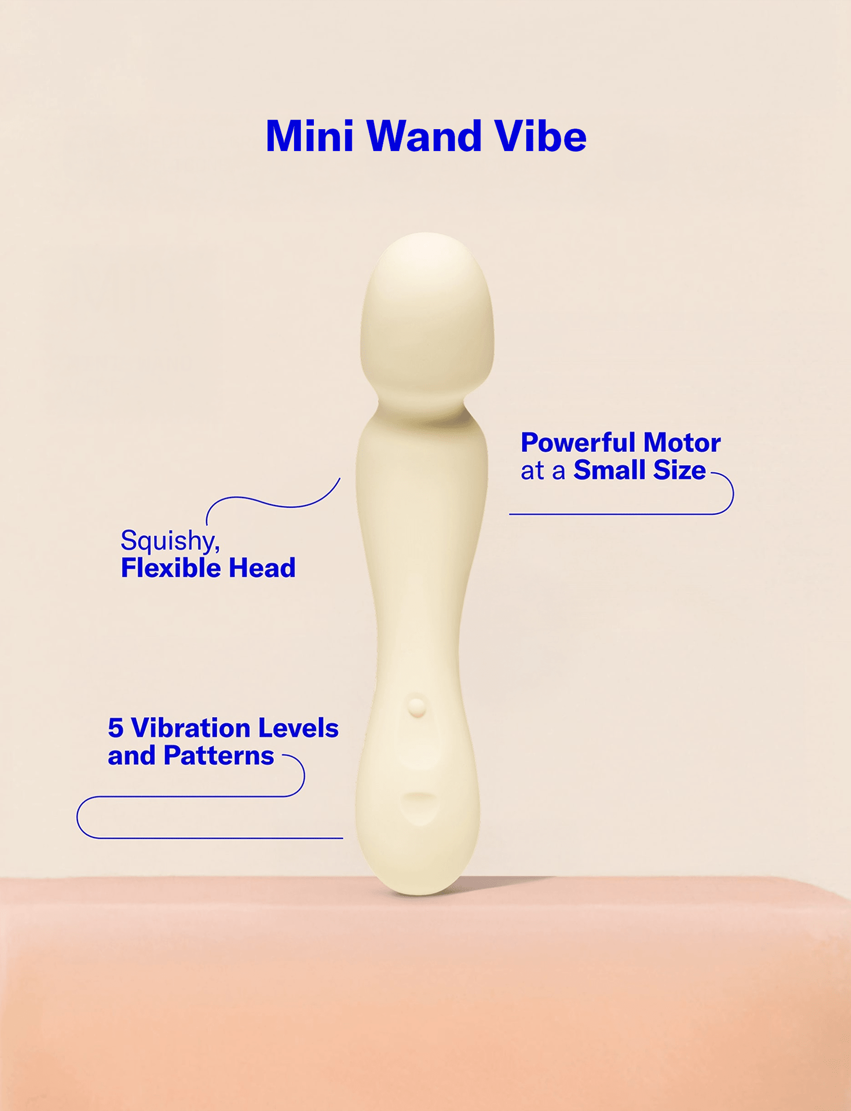 Min Mini Wand Vibrator | Dame Dame Products Min Mini Wand Vibrator | Dame Dame Products