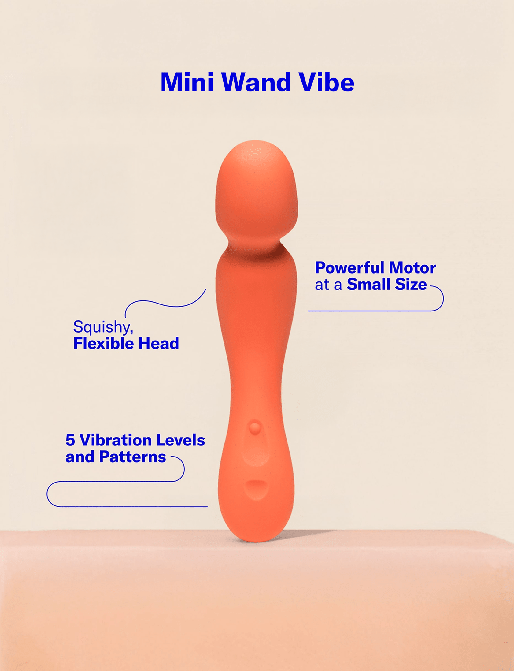 Min Mini Wand Vibrator | Dame Dame Products Min Mini Wand Vibrator | Dame Dame Products