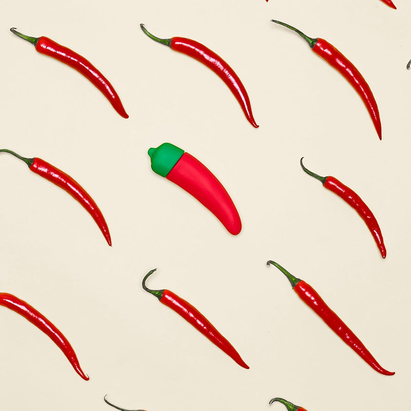 Chili Pepper Emojibator Bullet Vibrator