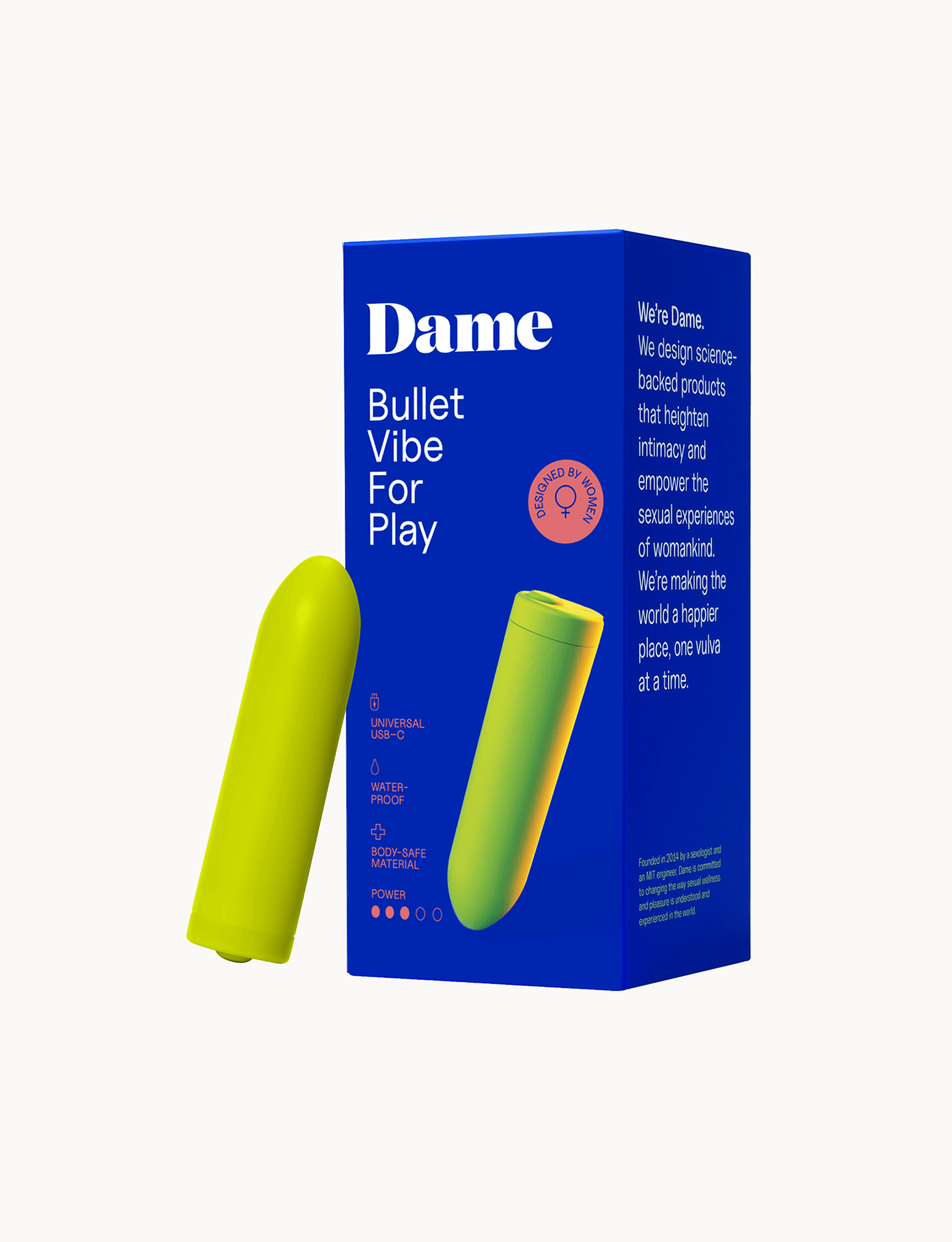 Compact Bullet Vibrator for Everyday Use | Zee by Dame Dame Products Compact Bullet Vibrator for Everyday Use | Zee by Dame Dame Products
