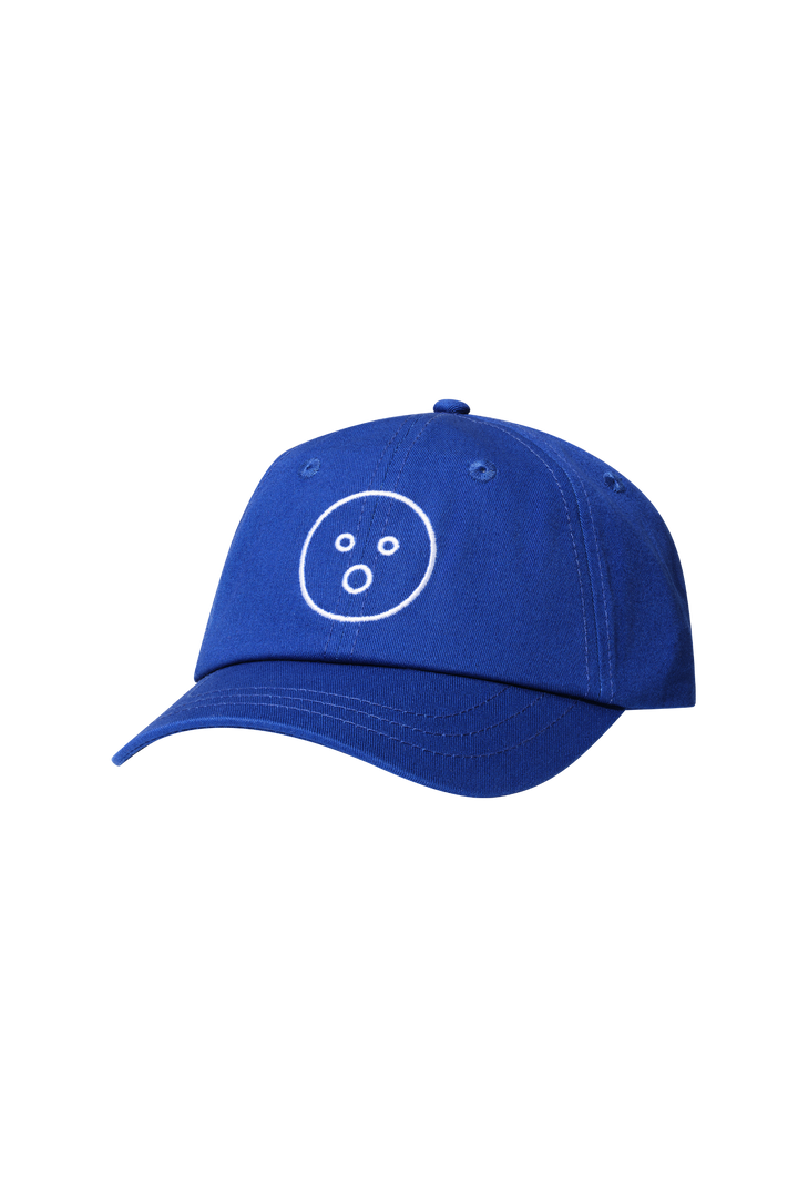 | Blue hat with O Face emblem