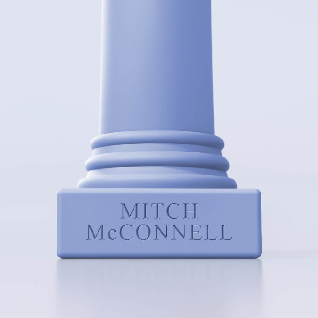 Ice | Mitch McConnell Limited Edition Toy Base on a light background